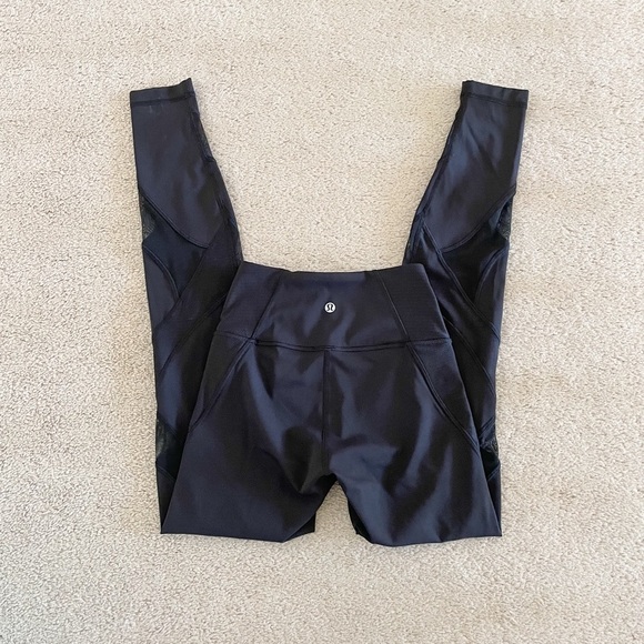 lululemon athletica Pants - Lululemon wunder under high-rise tight 28” *Mesh